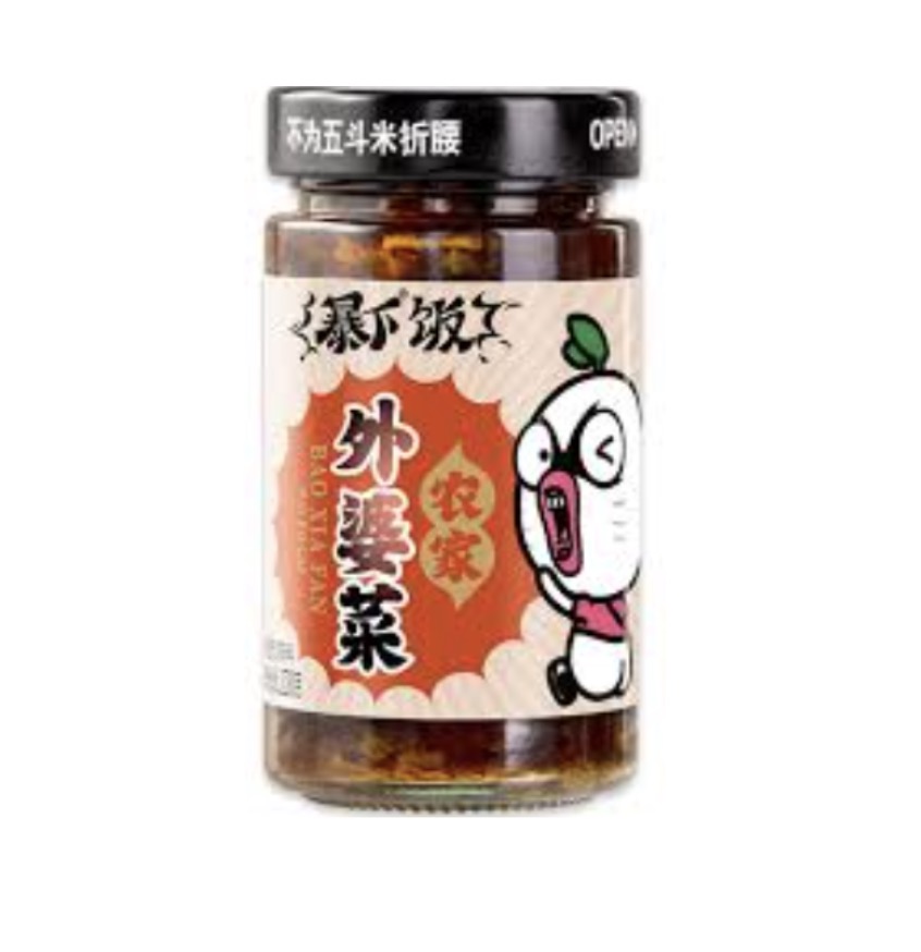 吉香居 暴下饭 农家外婆菜 200g | JXJ Extreme Spicy Pickled Mustard 200g
