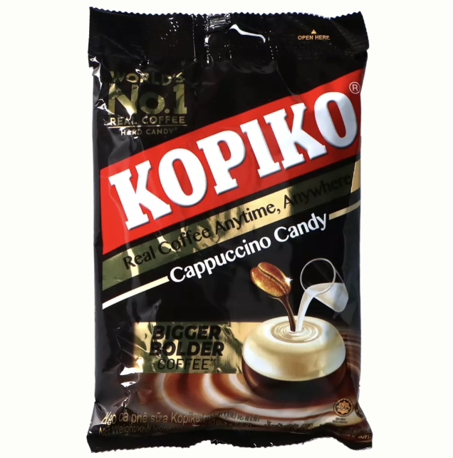 KOPIKO Cappuccino Coffee Candy 175g | KOPIKO 卡布奇诺咖啡糖 175g