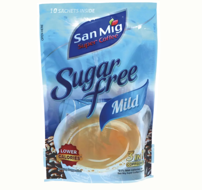SAN MIGUEL Coffee 3 in 1 Sugar Free Mild Flavor 70g | SAN MIGUEL 三合一速溶咖啡 无糖淡味 70g