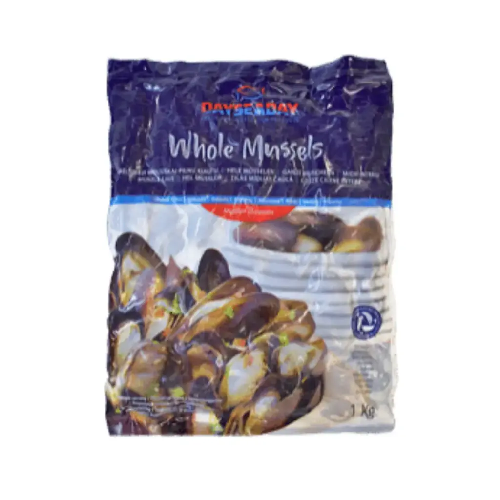 Dayseaday Whole Cooked Mussels 60/80 1kg | 熟青口 60/80 1kg