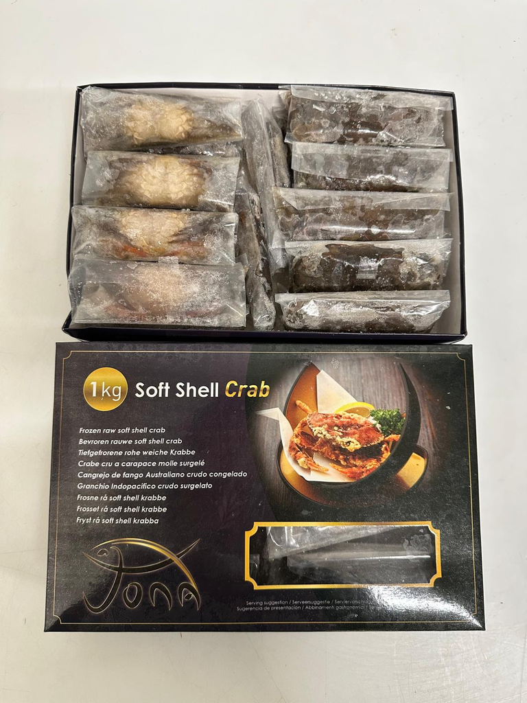 JONA 软壳蟹 18pcs 1kg | JONA Soft Shell Crab 18pcs 1kg/PKT