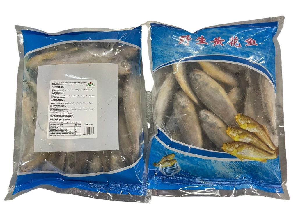 GC FROZEN YELLOW CROAKER 60/80 800g | 佳禾 冷冻小黄鱼 60/80 800g