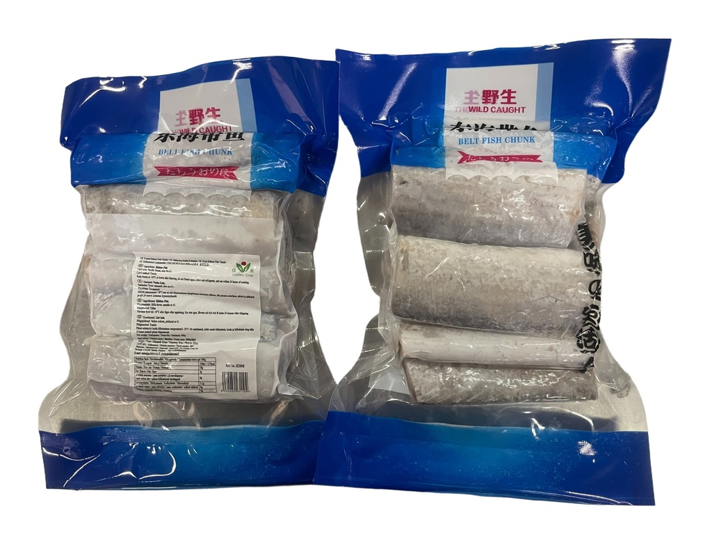 GC FROZEN RIBBON FISH CHUNK 400g | 佳禾 冷冻 东海 带鱼段 400g