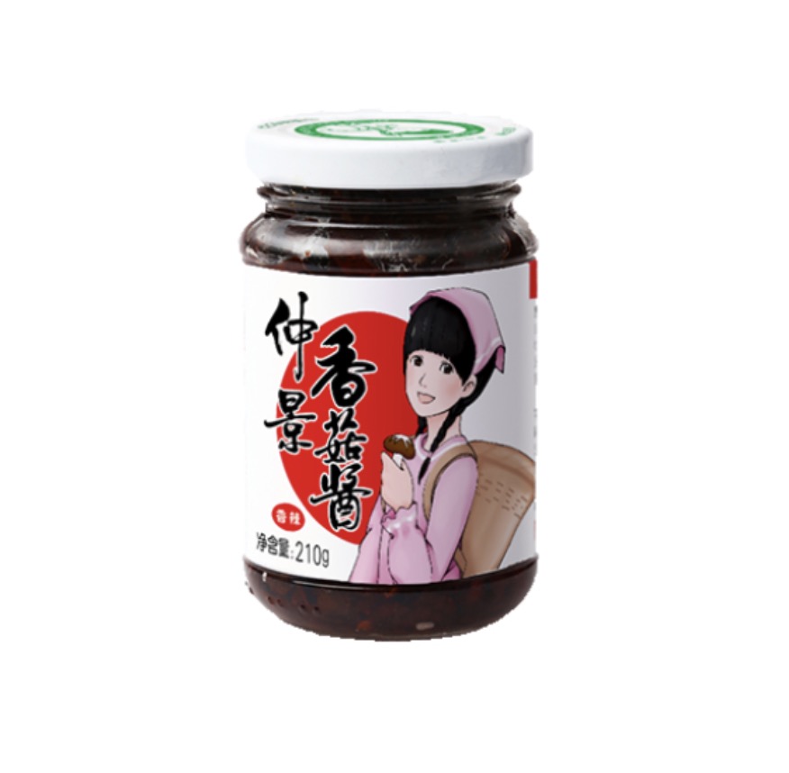 ZJ Mushroom Sauce Spicy Flavor 230g | 仲景 香菇酱 香辣味 230g