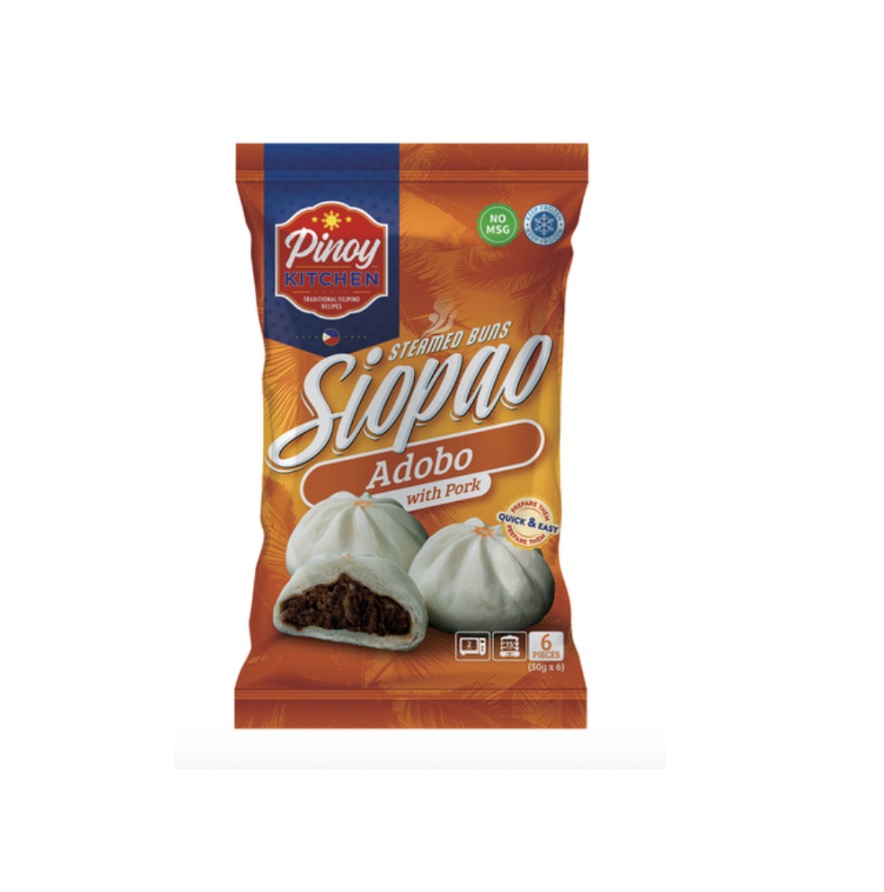 PINOY KITCHEN 菲律宾风味卤肉包 300g |  PINOY KITCHEN Steamed Buns Siopao Adobo Pork 300g 