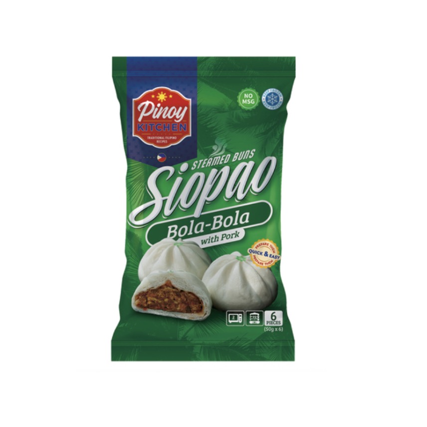 PINOY KITCHEN 菲律宾风味猪肉包（Bola Bola）300g |  PINOY KITCHEN Steamed Buns Siopao Bola Bola Pork 300g