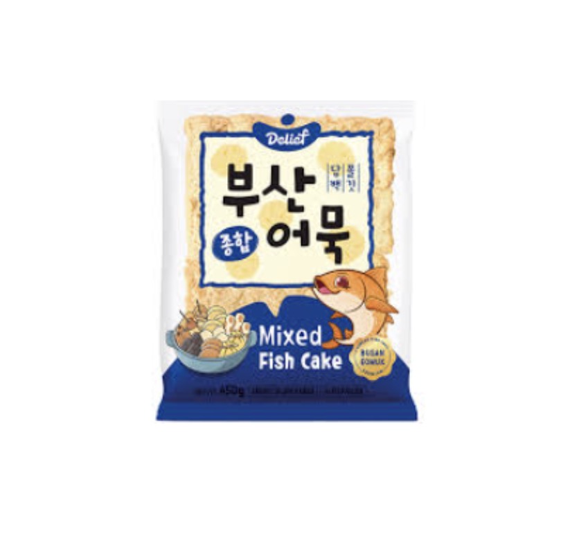 DELIEF Busan Fish Cake Assorted 450g | DELIEF 釜山什锦鱼饼 450g