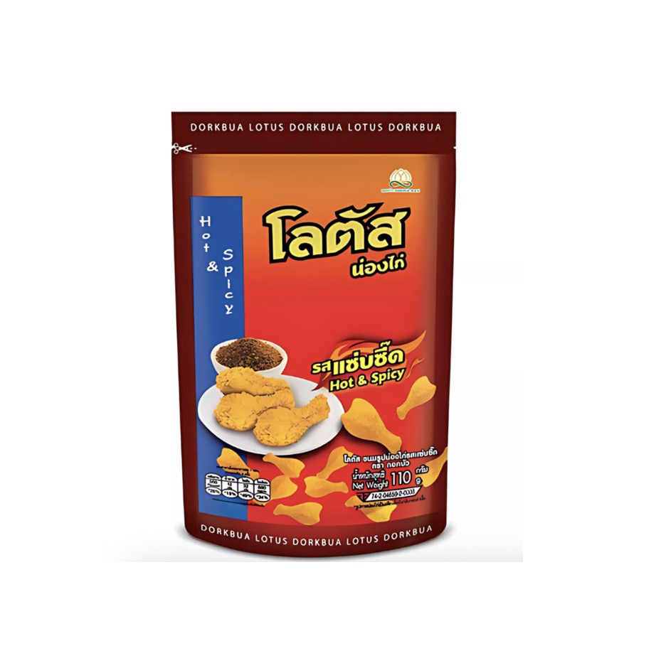 DORKBUA Drumstick Biscuit Spicy Flavor 110g | DORKBUA 饼干棒 香辣味 110g