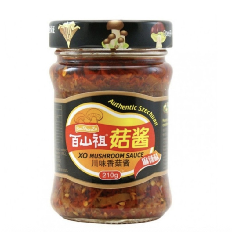 百山祖 四川川味XO香菇酱 210g | BSZ Sichuan Style XO Mushroom Sauce 210g