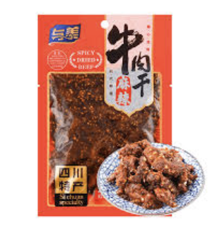 与美 牛肉干 香辣味 50g | YUMEI Beef Jerky Spicy Flavor 50g
