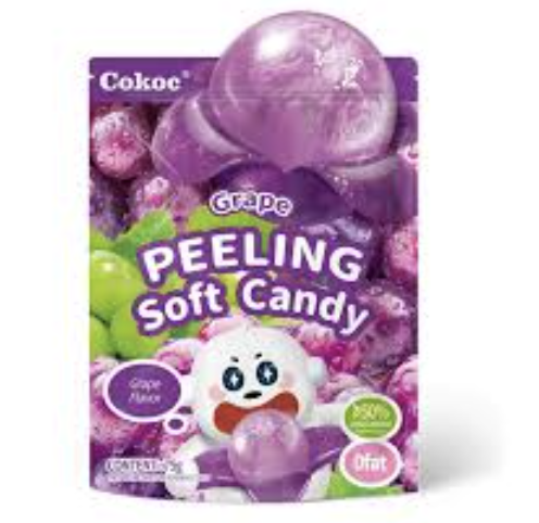 COKOC Peelable Soft Candy Grape Flavor 75g | COKOC 可剥软糖 葡萄味 75g