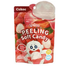 COKOC Peelable Soft Candy Lychee Flavor 75g | COKOC 可剥软糖 荔枝味 75g