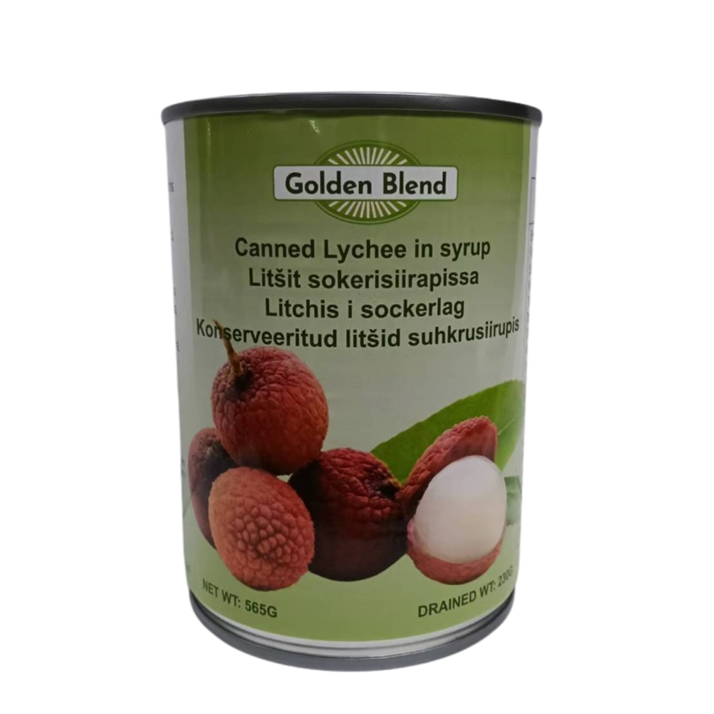 Golden Blend Canned Lychee in syrup 565g | Golden Blend 糖水荔枝罐头 565g