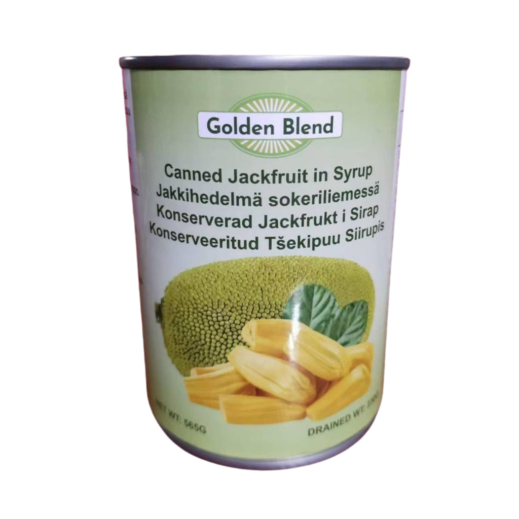 Golden Blend Canned Jackfruit in syrup 565g | Golden Blend 糖水菠萝蜜罐头 565g