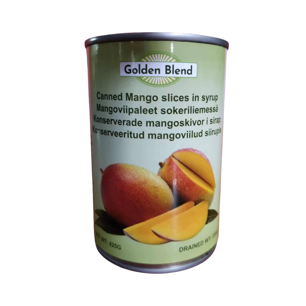 Golden Blend Canned Mango slice in syrup 425g | Golden Blend 糖水芒果片罐头 425g