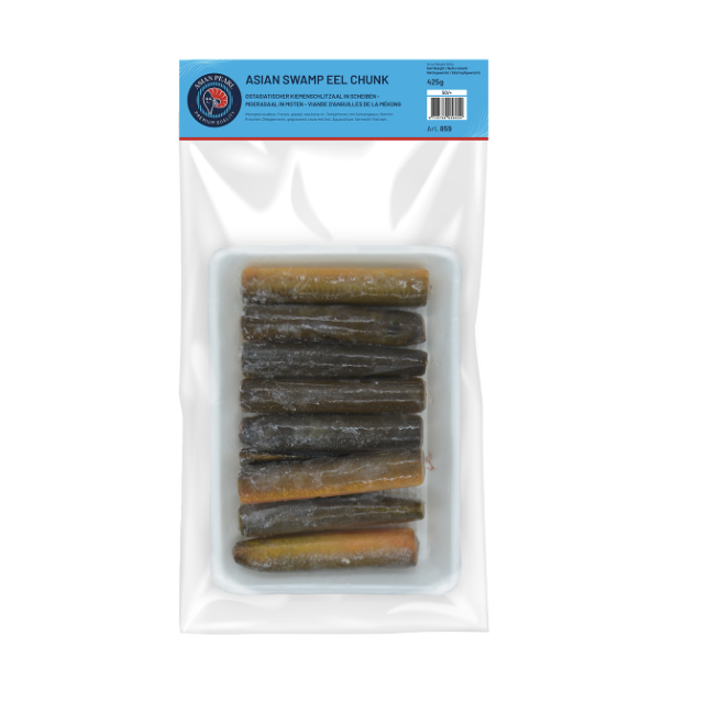 ASIAN PEARL Frozen Asian Swamp Eel Chunks 500g | ASIAN PEARL 冰冻 黄鳝鱼段 500g