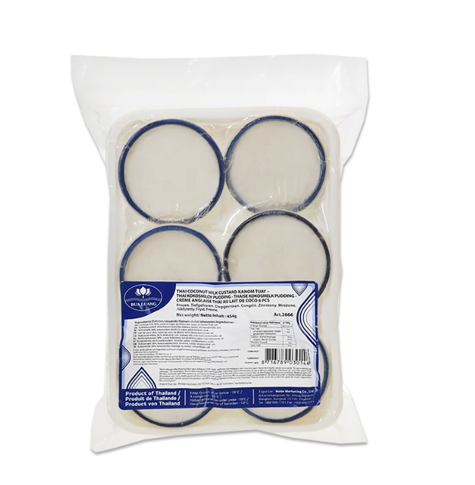 BUA LUANG 椰子布丁 454g｜BUA LUANG Kanom Tuy Coconut Pudding 454g