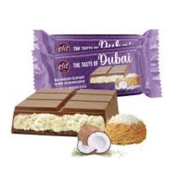 ELIT Dubai Chocolate Coconut Flavor 90g | ELIT 迪拜巧克力 椰子味 90g