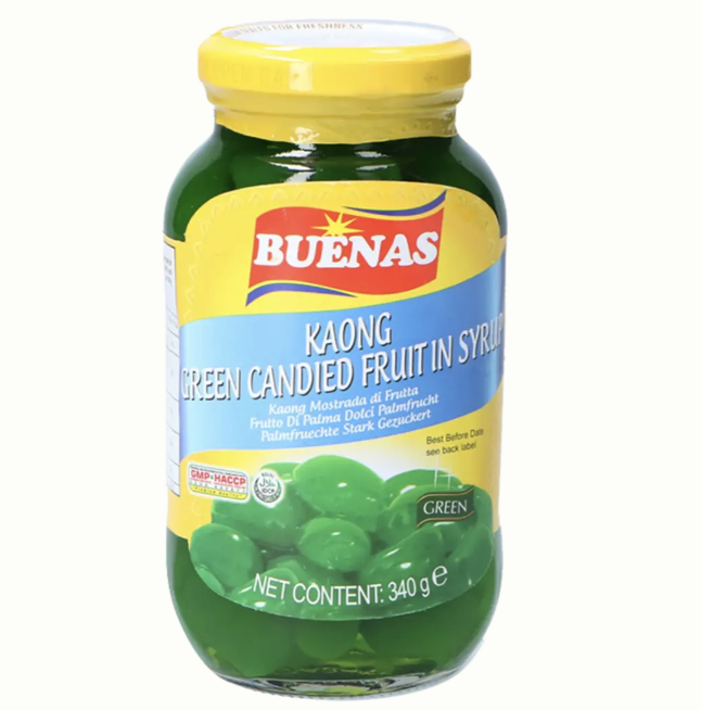 BUENAS 棕榈果 绿色 340g | BUENAS Palm Fruit Kaong Green 340g