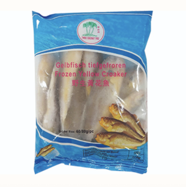 TCT 小黄鱼 60/80 500g | TCT Frozen Yellow Croaker Fish 60/80 500g