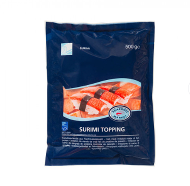 Seafood Market 证书 蟹肉片 500g | Seafood Market Surimi Topping 500g