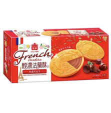 义美 法兰酥 巧克力味 132g | I MEI French Cookies Chocolate Flavor 132g
