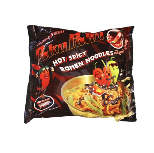 PAKUPAKU Instant Noodle Lovely Spicy Flavor 140g | PAKUPAKU 轻辣味方便面 140g