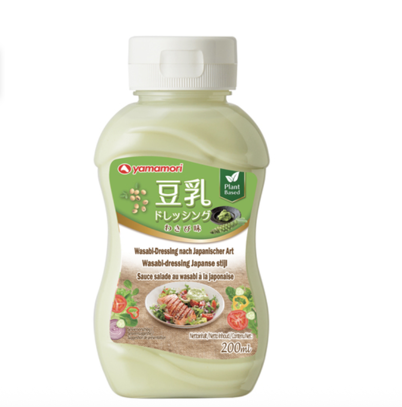YAMAMORI 沙拉酱 芥末味 200ml | YAMAMORI Salad Dressing Wasabi Flavor 200ml