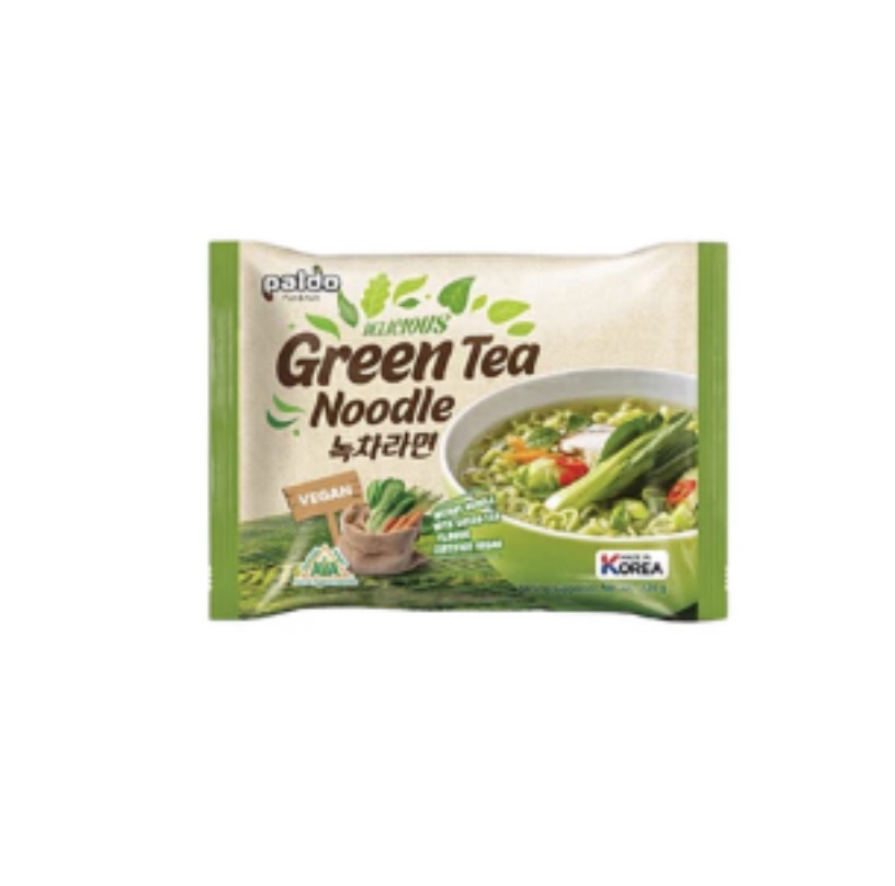 PALDO Instant Green Tea Noodle 120g | 八道 方便面 绿茶味 120g