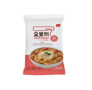 YOPOKKI Topokki Kermainen Tomaatti Maku 240g | YOPOKKI 韩式炒年糕 奶油番茄味 240g
