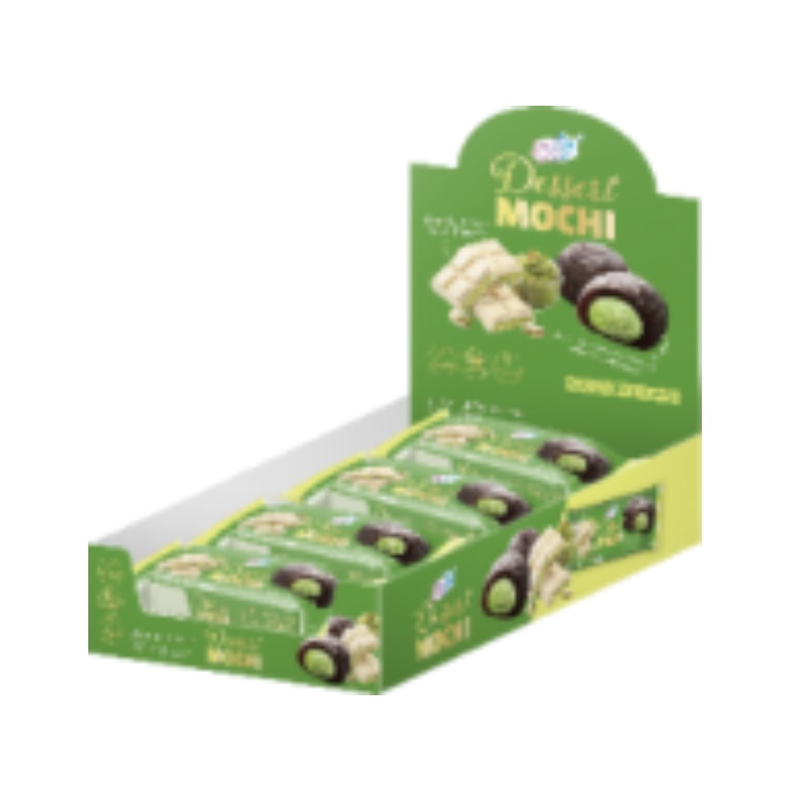 YUKI & LOVE Suklaa Mochi Pistaasipähkinän Maku 45 g | 雪の恋 巧克力麻薯大福 开心果味 45g
