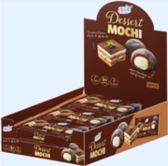 YUKI & LOVE Suklaa Mochi Tiramisu-maku 45 g | 雪の恋 巧克力麻薯大福 提拉米苏味 45g