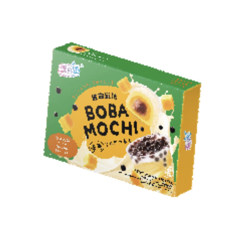 YUKI & LOVE Boba Mochi Mangon Maku 180 g | 雪の恋 波霸麻薯大福 芒果味 180g