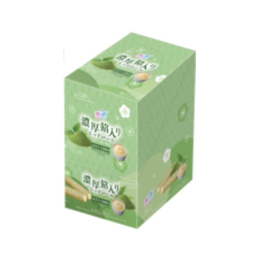 YUKI & LOVE Lava Egg Roll Matcha Custard Flavor 144g | 雪の恋 流心蛋卷 抹茶卡仕达味 144g
