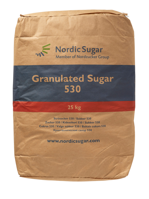 Nordic Sugar Granulated Sugar 530 25kg | Nordic Sugar 530 白糖 25kg