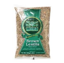 HEERA Brown Lentils Masoor Brown 500g | HEERA 棕扁豆 500g