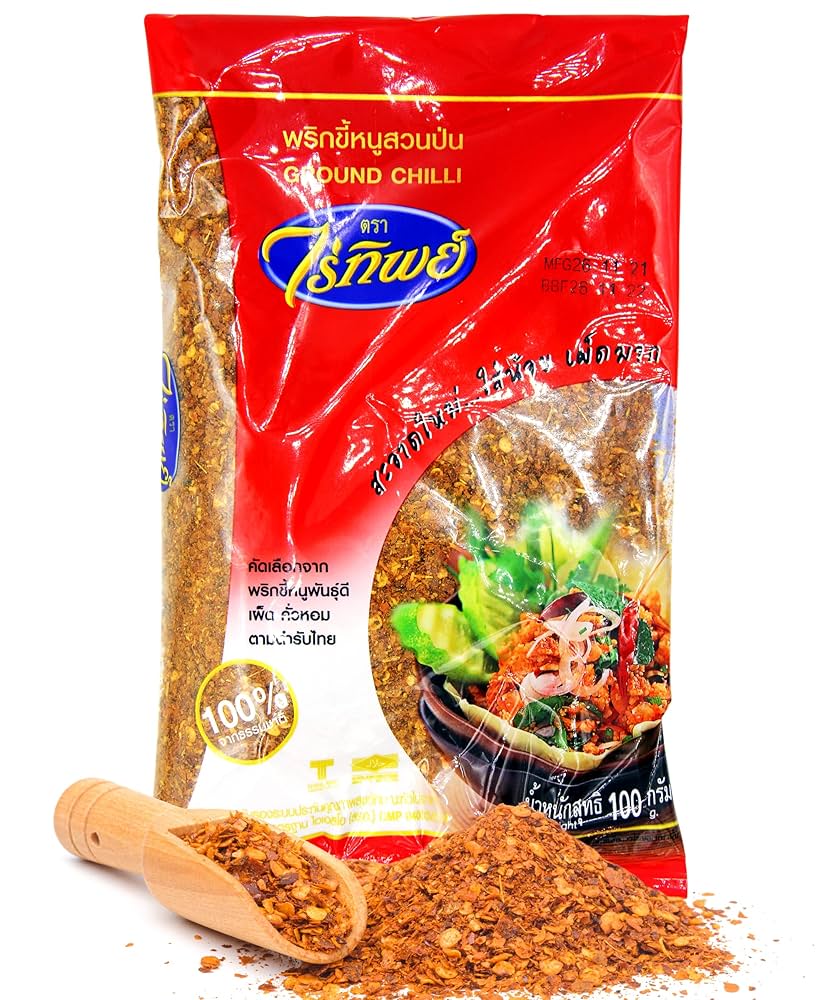 Raitip Dried Chili Powder 100G | Raitip 泰国干辣椒碎 100G