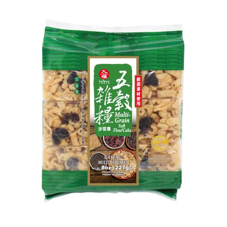 九福 沙琪玛 杂粮鸡蛋味 227g | Grain & Egg Soft Flour Cake 227g