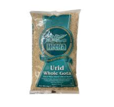 HEERA Kokonaiset kuoritut uridpavut 1kg | 去皮黑豆 1kg
