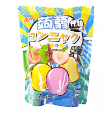 AJI 蒟蒻果汁果冻 百香果味 & 葡萄味 260g | AJI Konjac Jelly Passion Fruit & Grape Flavor 260g