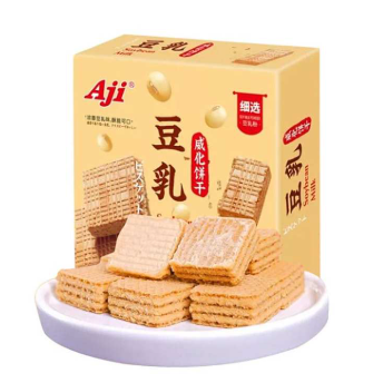 AJI Wafer Biscuits Soymilk Flavor 160g | AJI 威化饼干 豆乳味 160g