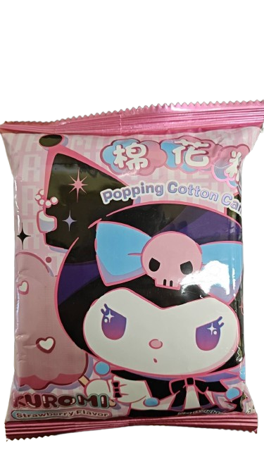 AMANDIER Kuromi Popping Marshmallow Strawberry Flavor 15g | AMANDIER 酷洛米泡泡糖棉花糖 草莓味 15g