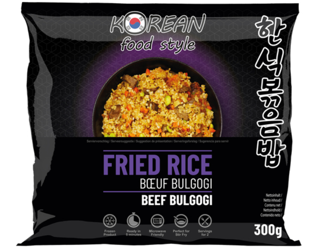 Korealainen paistettu riisi (grillattu naudanlihamaku) 300g | KFS 韩式炒饭 烤牛肉味 300g