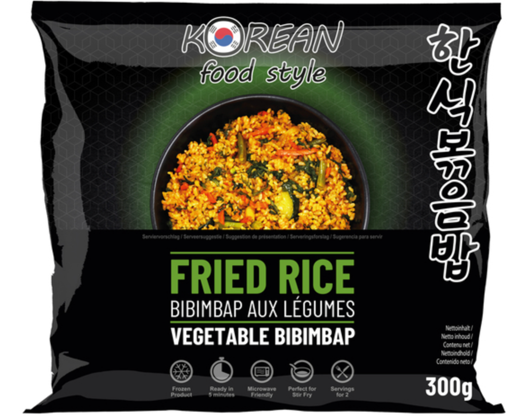 KFS 韩式炒饭 蔬菜拌饭口味 300g |KFS Korean Fried Rice Vegetable Bibimbap Flavor 300g