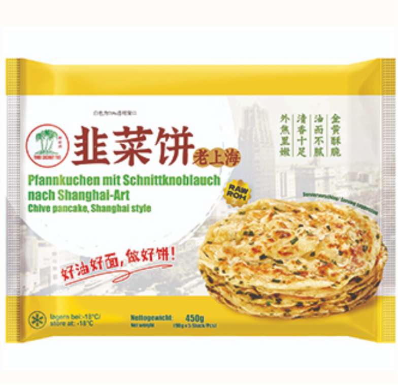 TCT Shanghai-Style Pancake Chive Flavor 450g｜TCT 老上海韭菜饼 450g