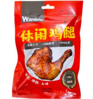 万德福 香烤鸡腿 香辣味 105g | WANDERFORT Marinated Chicken Leg Spicy Flavor 105g
