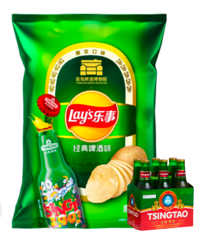 LAY'S City Edition Potato Chips Tsingtao Beer Flavor 70g | 乐事 城市限定 薯片 青岛啤酒味 70g