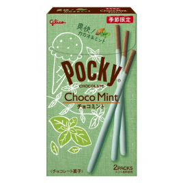 GLICO Pocky Chocolate Mint Flavor 65.4g | 格力高 Pocky 薄荷巧克力味 65.4g
