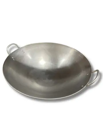 王胖子 双耳炒锅 50MM | Wang Pangzi Double-Handle Wok 50MM