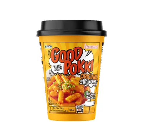 GOODPOKKI Rice Cake ORIGINAL CUP 120g | GOODPOKKI 炒年糕原味 120g